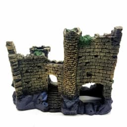 New Resin Artificial Fish Tank Ancient Castle Decoration Aquarium Rock Cave Building Decoration Aquatic Landscaping Ornament
