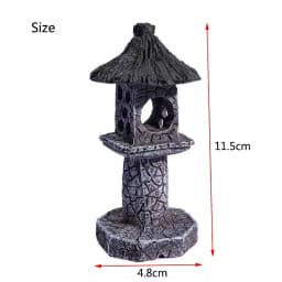 New Resin Artificial Fish Tank Ancient Castle Decoration Aquarium Rock Cave Building Decoration Aquatic Landscaping Ornament