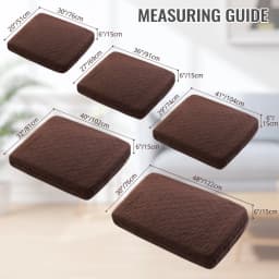 Waterproof Dog Bed Covers Replacement Washable Pet Hair Easy to Remove, Dog Pillow Cover Quilted, Bed Cover for Dog/Cat