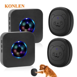 Smart Dog Doorbell Wireless for Potty Training Doggie Food Chime Door Bell Touch Button for Pet Puppy Ring to Go Outside KONLEN