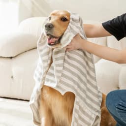 Ultra-Absorbent Dog Bath Towel Super Absorbent Dog Bathrobe Robe For Large/Medium/Small Dog Towels Dogs Accessories Pet Supplies