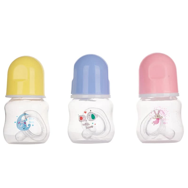60ML Puppy Kitten Feeding Bottle Dog Cat Baby Nursing Water Milk Feeder Newborn Cat Milk Drinking Bottle Pet Feeder Supplies