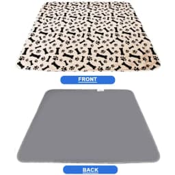 Washable Pee Pads for Dogs Winter Large Reusable Puppy Pet Training Floor Mats Absorbent Leakproof Whelping Potty and Crate Use