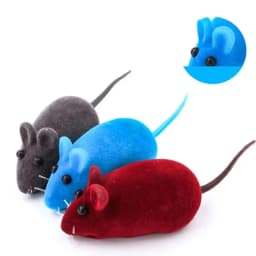 Rubber Cat Toy New Sound Mouse Model Kitten Interactive Toy Playing Teasing Plush Cat Teaser Toy Pet