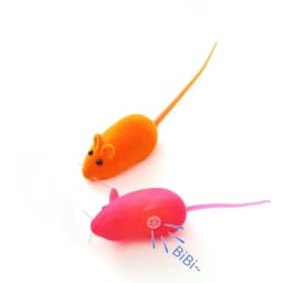 Rubber Cat Toy New Sound Mouse Model Kitten Interactive Toy Playing Teasing Plush Cat Teaser Toy Pet