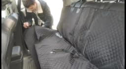 Dog Car Seat Cover Pet Travel Carrier Mattress Waterproof Dog Car Seat Protector With Middle Seat Armrest For Dogs