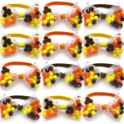 50/100pcs Pet Dog Grooming Accessories Cute Ball Style Puppy Dog Collar Bow Ties Accessories Pet Necktie Pet Supplies Dog Bows