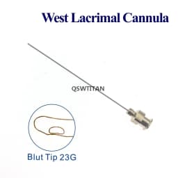 Ophthalmic Air Injection Cannula Lacrimal Viscoelastic Stainless Steel Ophthalmic pet Instrument Eye Surgical Instruments