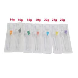 IV Catheter with Wings and Injection Port IV Catheters Sterile I.V Cannula with BD Instaflash Needle for Animals
