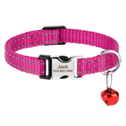 Personalized Cat ID Collar Anti-lost Puppy Cats Name Collars Custom Pet ID Name Tag Collars For Small Dogs Cats Bell Accessories