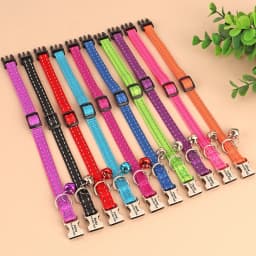 Personalized Cat ID Collar Anti-lost Puppy Cats Name Collars Custom Pet ID Name Tag Collars For Small Dogs Cats Bell Accessories