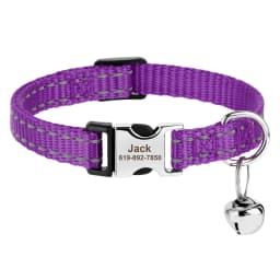 Personalized Cat ID Collar Anti-lost Puppy Cats Name Collars Custom Pet ID Name Tag Collars For Small Dogs Cats Bell Accessories
