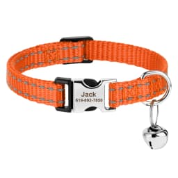 Personalized Cat ID Collar Anti-lost Puppy Cats Name Collars Custom Pet ID Name Tag Collars For Small Dogs Cats Bell Accessories