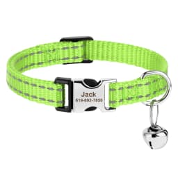Personalized Cat ID Collar Anti-lost Puppy Cats Name Collars Custom Pet ID Name Tag Collars For Small Dogs Cats Bell Accessories