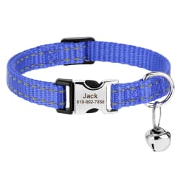 Personalized Cat ID Collar Anti-lost Puppy Cats Name Collars Custom Pet ID Name Tag Collars For Small Dogs Cats Bell Accessories