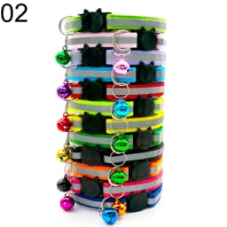 100Pcs Collar for Dogs Cat Necklace Training Choker Neck Personalized Cartoon Printed Dog Id Tag Accessories Anti-lost