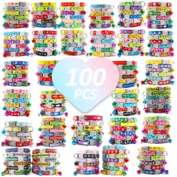 100Pcs Collar for Dogs Cat Necklace Training Choker Neck Personalized Cartoon Printed Dog Id Tag Accessories Anti-lost