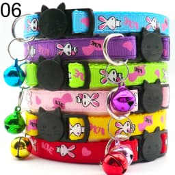 100Pcs Collar for Dogs Cat Necklace Training Choker Neck Personalized Cartoon Printed Dog Id Tag Accessories Anti-lost
