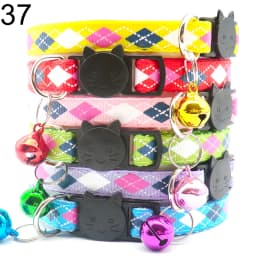 100Pcs Collar for Dogs Cat Necklace Training Choker Neck Personalized Cartoon Printed Dog Id Tag Accessories Anti-lost