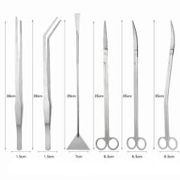 35cm Overlength Large Water Grass Trimmer Stainless Steel Scissors Tweezers Fish Tank Landscape Straight Curved Shears
