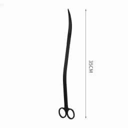35cm Overlength Large Water Grass Trimmer Stainless Steel Scissors Tweezers Fish Tank Landscape Straight Curved Shears