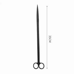 35cm Overlength Large Water Grass Trimmer Stainless Steel Scissors Tweezers Fish Tank Landscape Straight Curved Shears