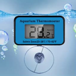 LCD Digital Aquarium Thermometer with Probe Suction Cup Fish Tank Water Electronic Thermometer Measurement