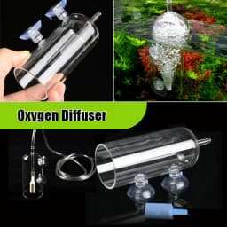 Aquarium Oxygen CO2 Diffuser Air Pump Fish Tank Glass Aerator Oxygenator Stone Air Dissolve Dispenser Aquarium Accessories