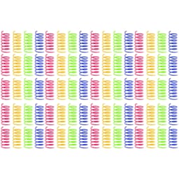 16/32/80Pcs Cat Spring Toys Colorful Kitten Coil Spiral Springs Toy Durable Plastic Creative Cat Interactive Pet Toy New