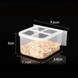 Bird Food Box Bird Water Tank Box Birds Parakeet Indoor Bird Feeder Bird Feeders For Cage