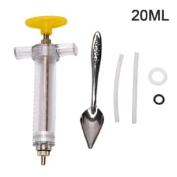 1PC 10/20ml Parrot Feeding Syringe Hose Parrots Bird Feeders Syringe High Quality Bird Feeder Balcony Syringe Hose Needle