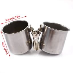 Stainless Steel Birds Parrot Feeder Round Aviary Pet Food Water Feeding Bowl