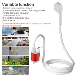 DC12V 20W Submersible Water Pump High Lift 20FT Fountain Pump High Flow Brushless DC Pump for Home Pond Fish Tank Fountain