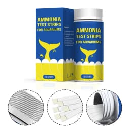 50Pc Ammonia Nitrogen Quick Water Quality Test Strips Paper Kit For Freshwater Saltwater Aquarium For Aquarium Professional