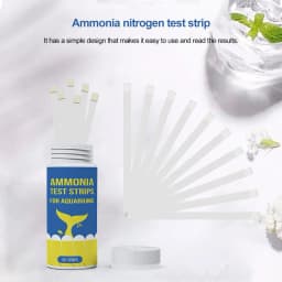50Pc Ammonia Nitrogen Quick Water Quality Test Strips Paper Kit For Freshwater Saltwater Aquarium For Aquarium Professional