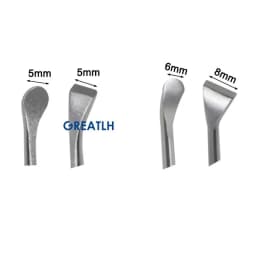 Stainless Steel Bone Elevators Double Orthopedic Surgical Instrument Bone Peeling Knife