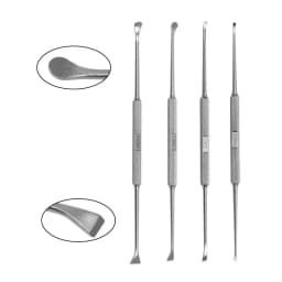 Stainless Steel Bone Elevators Double Orthopedic Surgical Instrument Bone Peeling Knife