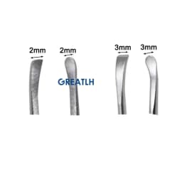 Stainless Steel Bone Elevators Double Orthopedic Surgical Instrument Bone Peeling Knife
