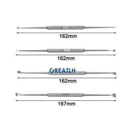 Stainless Steel Bone Elevators Double Orthopedic Surgical Instrument Bone Peeling Knife
