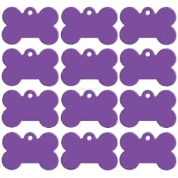 Wholesale 20 pcs/lot Dog Id Tag Double Sides Bone Shape Personalized Dog Puppy Tags Customized Cat Pet Name Phone No. Tag