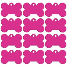 Wholesale 20 pcs/lot Dog Id Tag Double Sides Bone Shape Personalized Dog Puppy Tags Customized Cat Pet Name Phone No. Tag