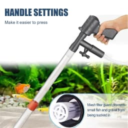 Manual Water Changer Fish Tank Cleaning Tool Aquarium Sand Gravel Cleaner Siphon Principle Fish Tank Accessories