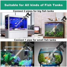 Manual Water Changer Fish Tank Cleaning Tool Aquarium Sand Gravel Cleaner Siphon Principle Fish Tank Accessories