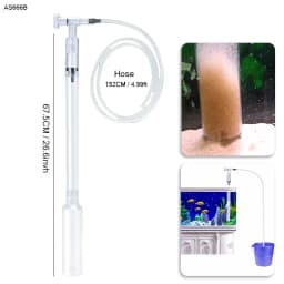 Manual Water Changer Fish Tank Cleaning Tool Aquarium Sand Gravel Cleaner Siphon Principle Fish Tank Accessories