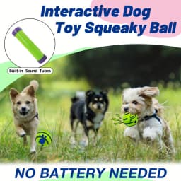 Squeaky Giggle Wobble Ball - Durable, Interactive Chew Toy for All Dog Breeds with Entertaining Sounds