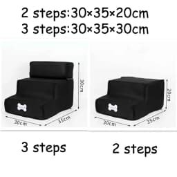 Hot Dog House Dog Stairs Pet 2/3 Steps Stairs for Small Dog Cat Pet Ramp Ladder Anti-slip Removable Dogs Bed Stairs Pet Supplies
