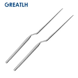 Stainless Steel Cerumen Hook Ear Use Hook Gun Type Hospital ENT Instrument
