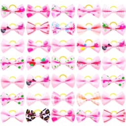 10/20/30PCS Pet Grooming Hair Bows Puppy Mix Colours Decorate Hair Accessories for Small Dog Hair Rubber Bands Dog Supplier