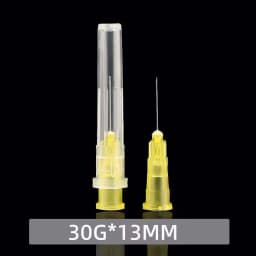 100pcs Painless Small Needle 30G 13mm 4mm 25mm Disposable 30G Medical Micro-Plastic Injection Cosmetic Sterile Needle