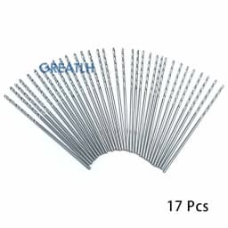 17pcs/set Stainless Steel Drill Bits Orthopedics Surgery Tool 0.8mm-4.8mm Autoclavable Drill Bits veterinary Pet 115mm Long